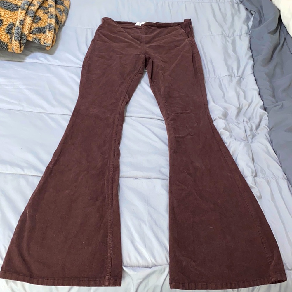 Vintage Brown Low Rise Flare Jeans , Size 28